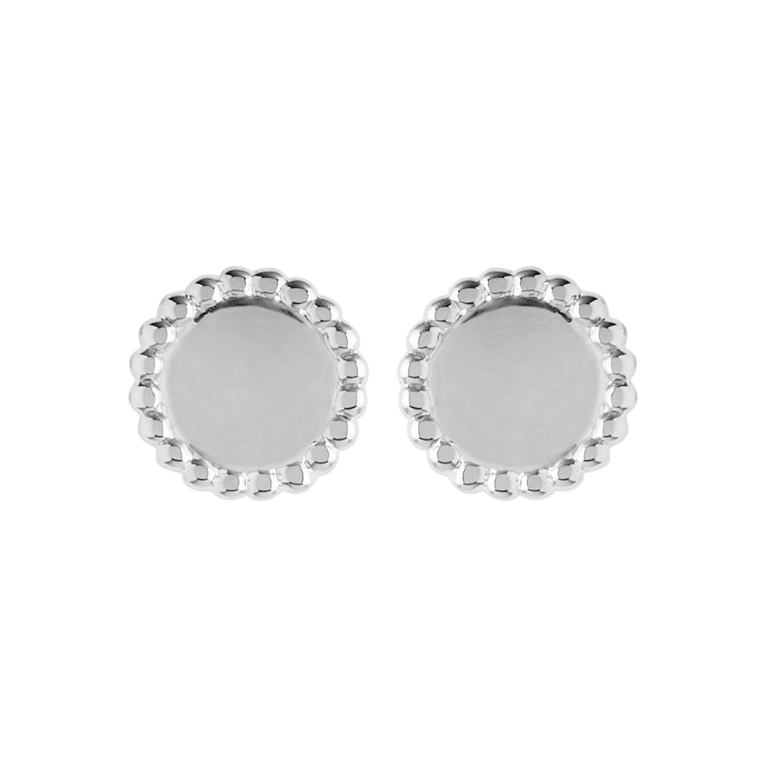 Boucles d'oreilles Argent 925 puces Marguerite