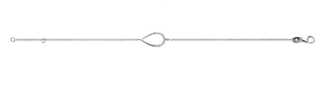 Bracelet Argent 925 forme goutte & Oz Paprika