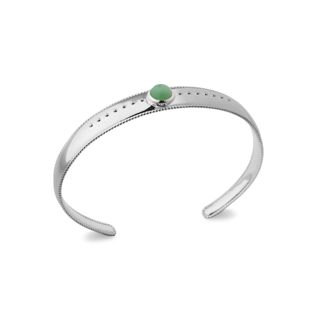 Jonc Argent 925 & Aventurine Hinatea