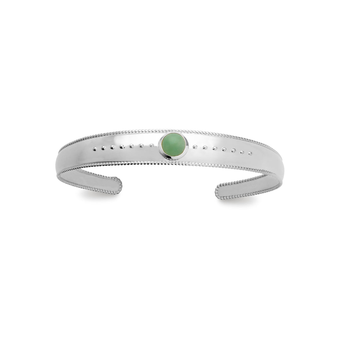 Jonc Argent 925 & Aventurine Hinatea