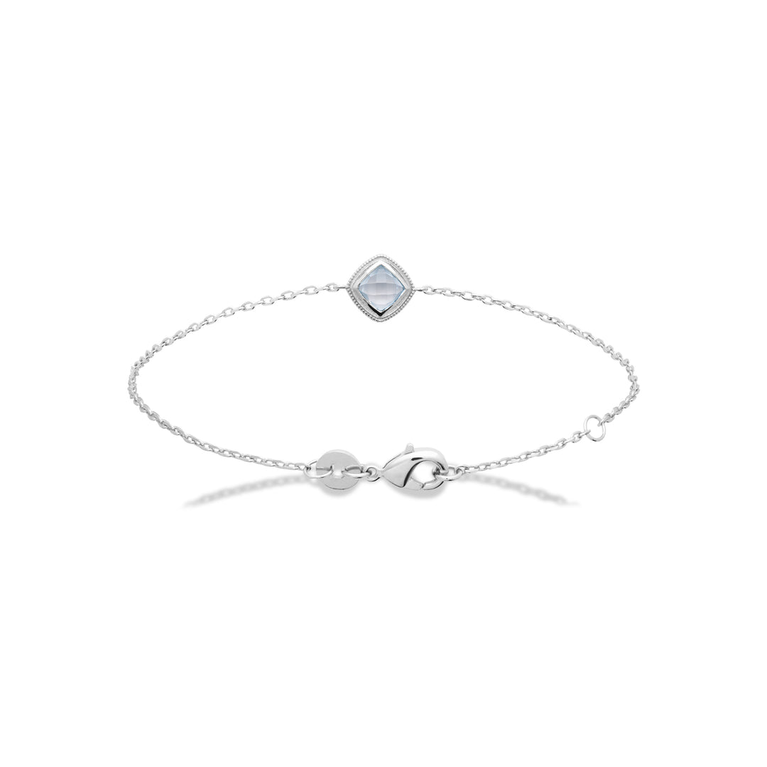 Bracelet Argent 925 & Oz Bleu Jaipur