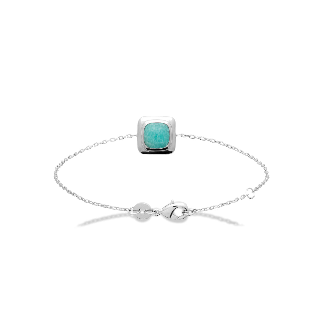 Bracelet Argent 925 & Amazonite Astrid
