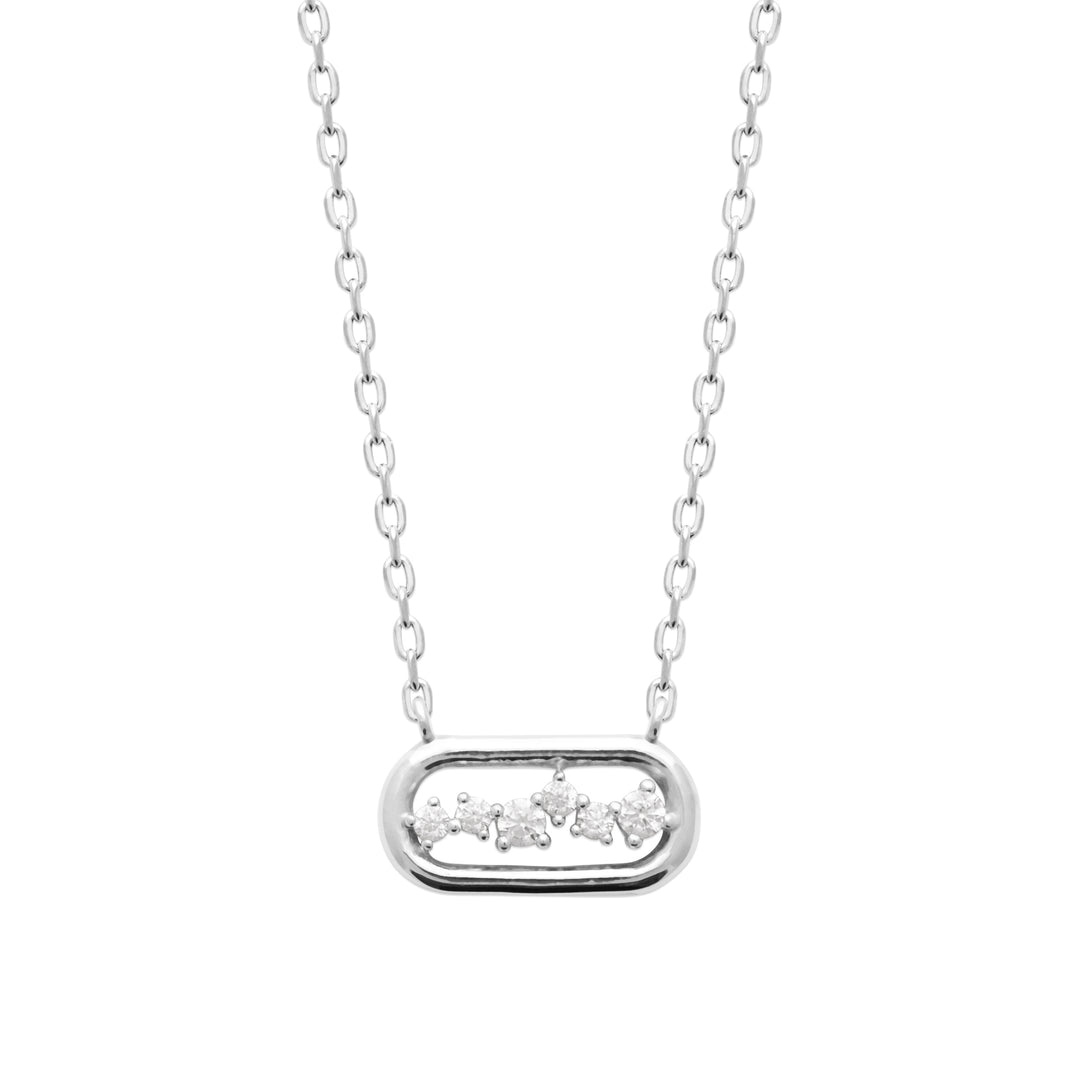 Collier argent et OZ Millenia