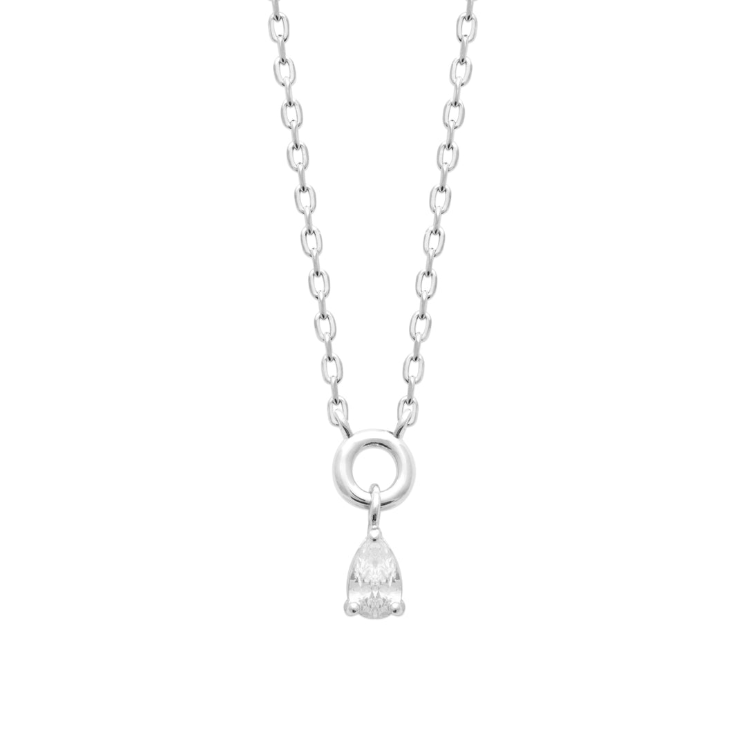 Collier Argent 925 & OZ motif goutte Amanecer