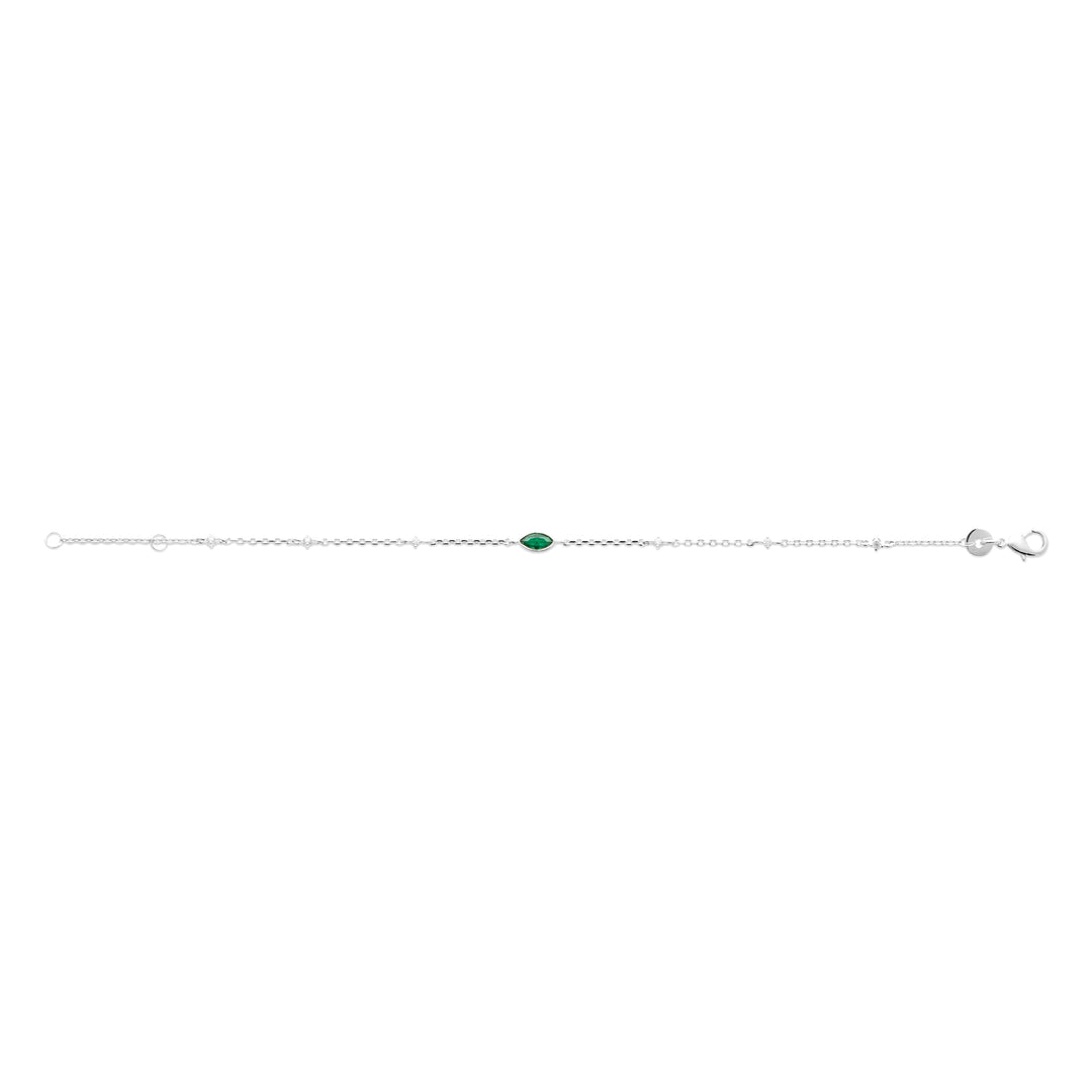 Bracelet Argent 925 & OZ Verde