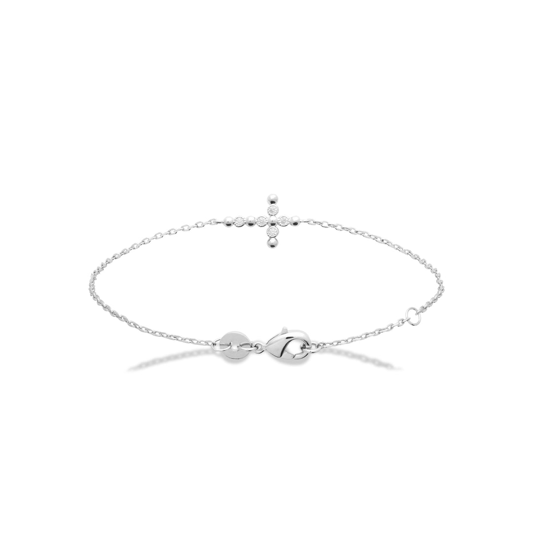 Bracelet Argent 925 motif croix & Oz Imae