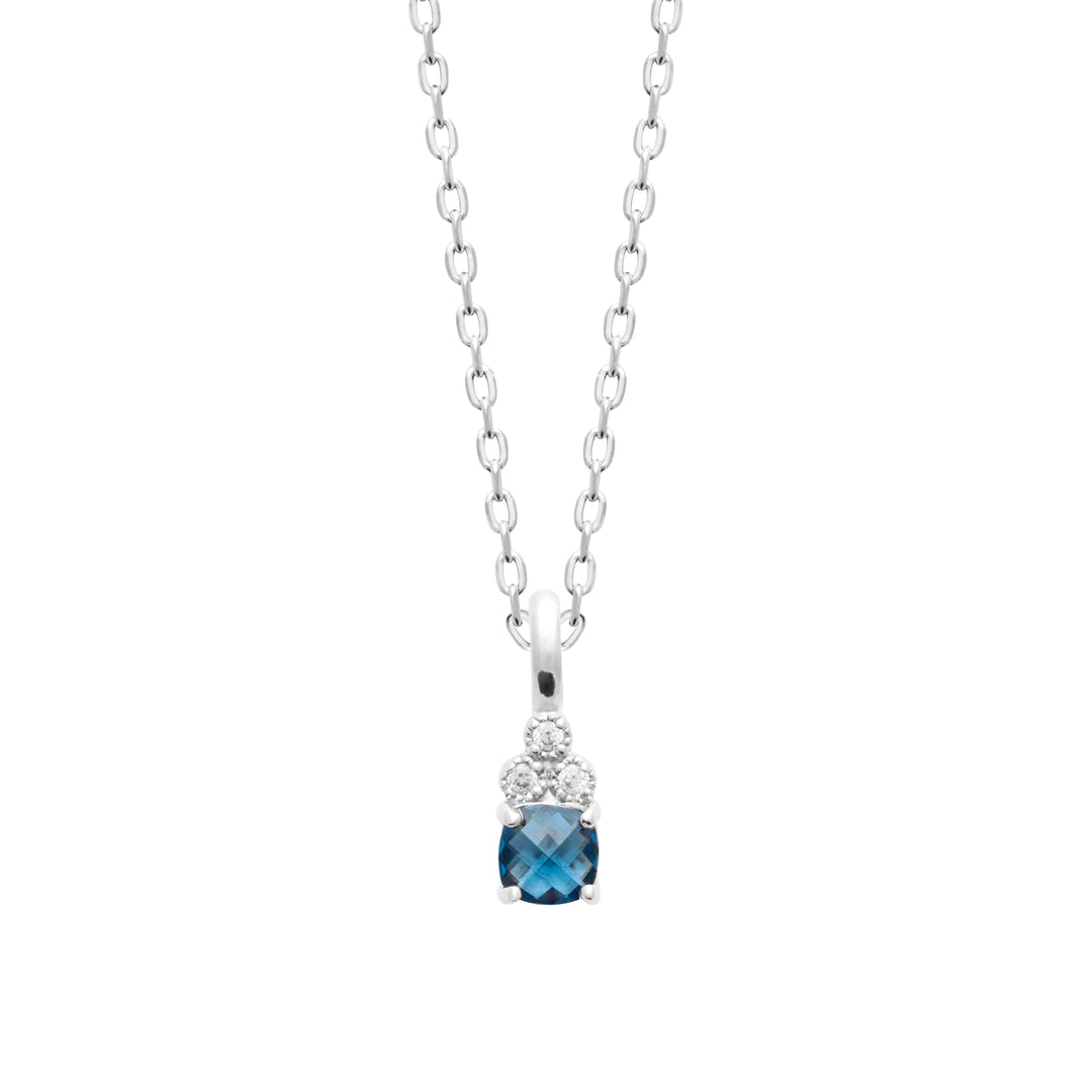 Collier Argent 925 & Oz Bluehaven