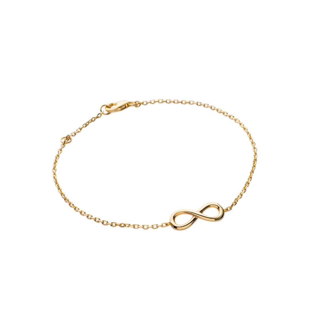 Bracelet Plaqué Or motif infini