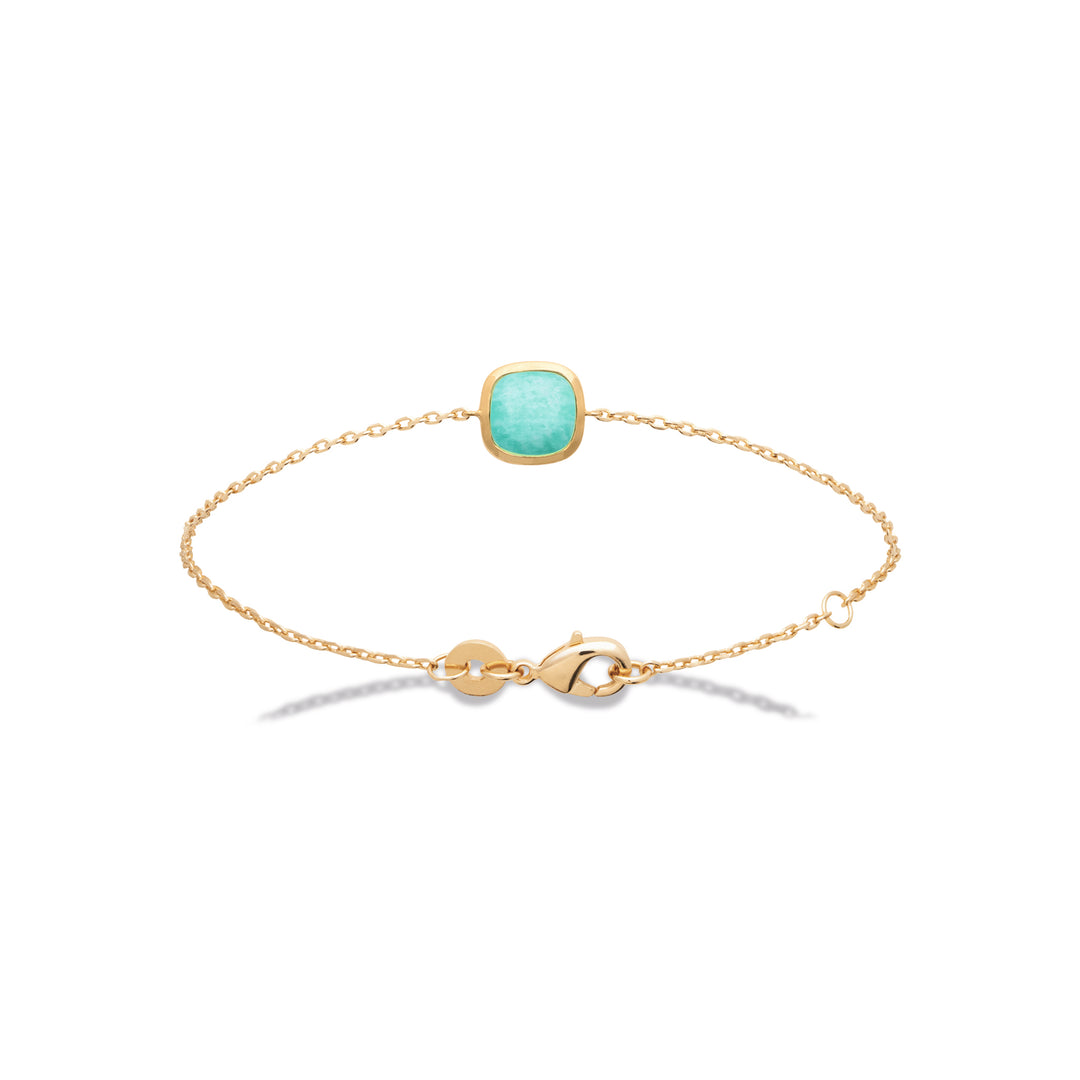 Bracelet Plaqué Or & Amazonite Astrid