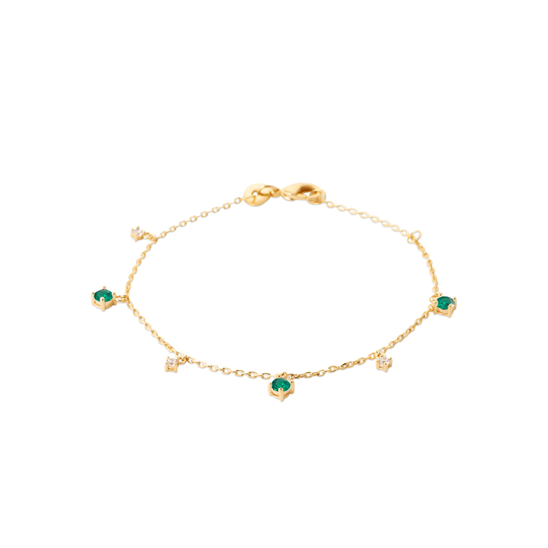 Bracelet Plaqué Or & pampille OZ Acacia