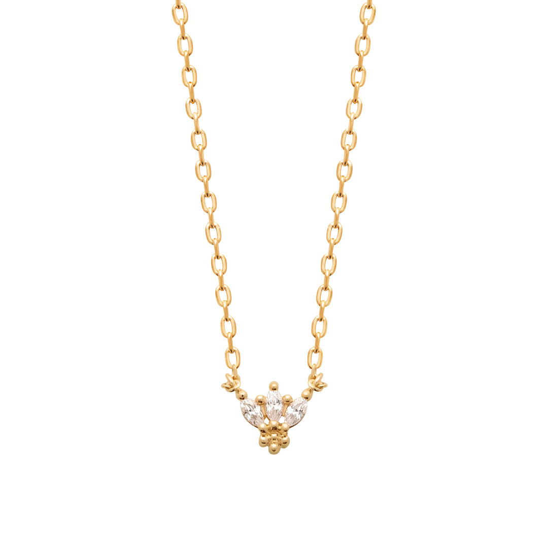 Collier Plaqué or & Oz Swan