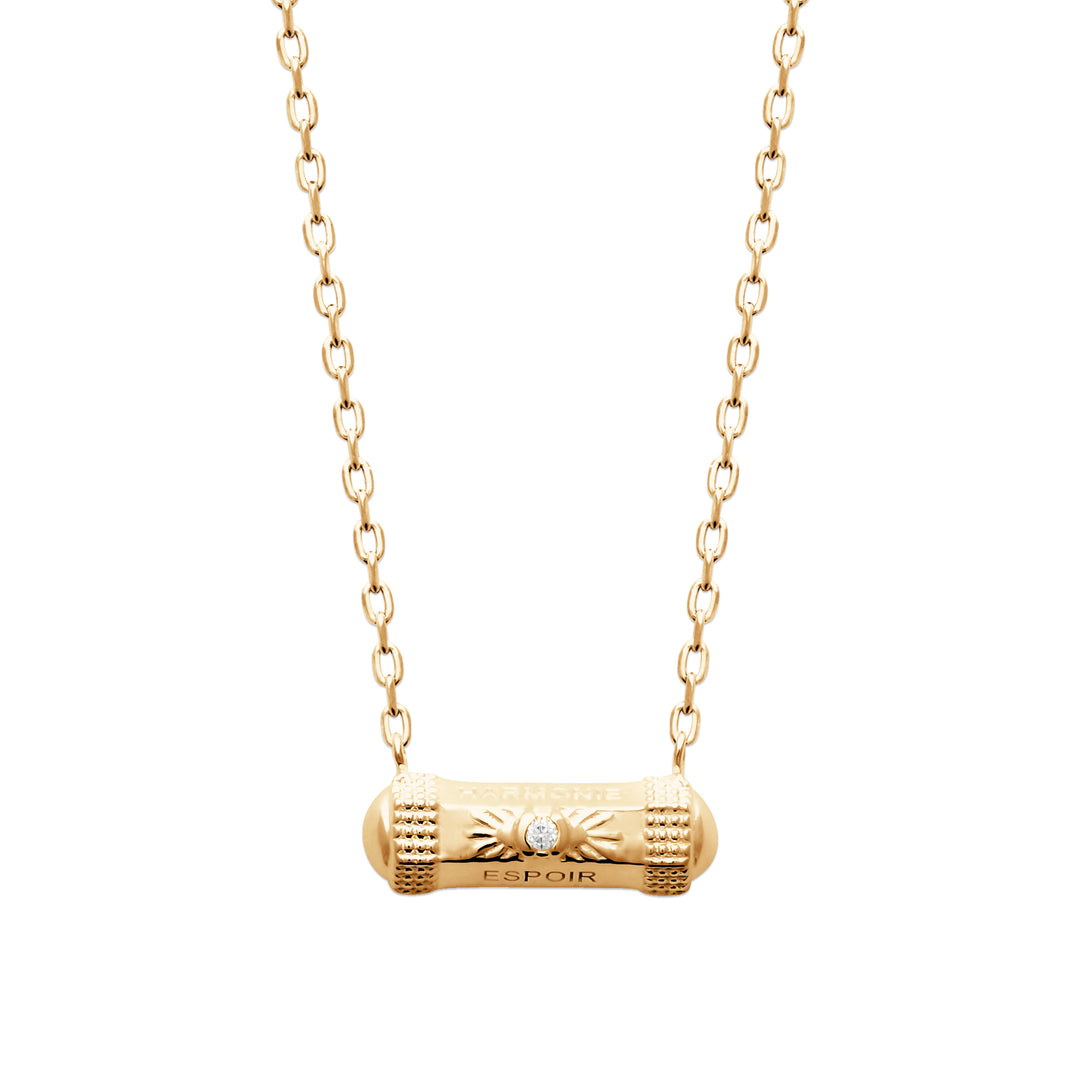 Collier Plaqué or & OZ Lima