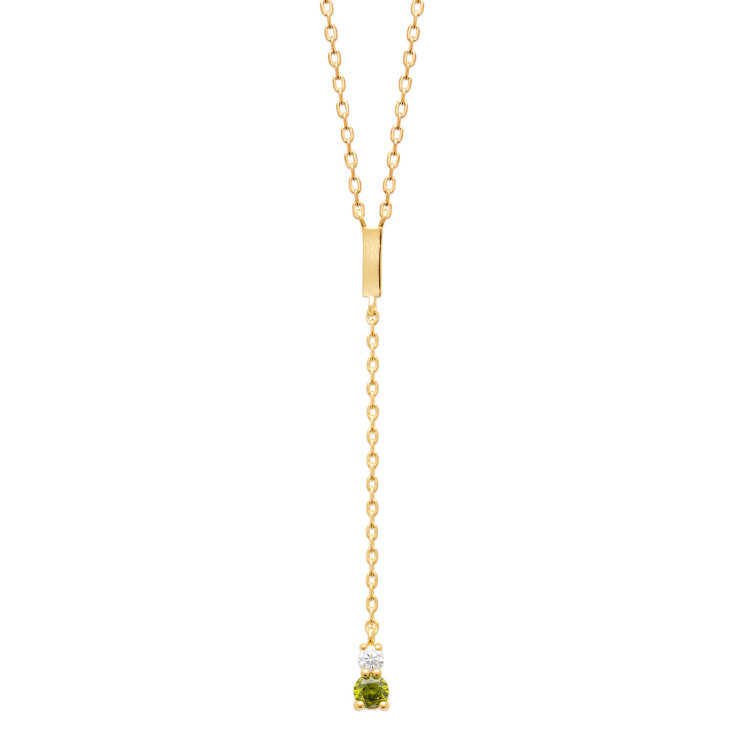 Collier Plaqué Or cravate & OZ Levy