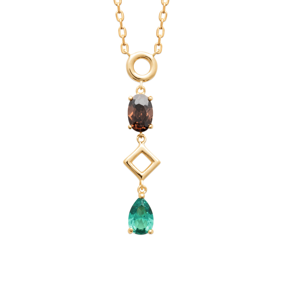 Collier Plaqué or cravate & OZ Serena