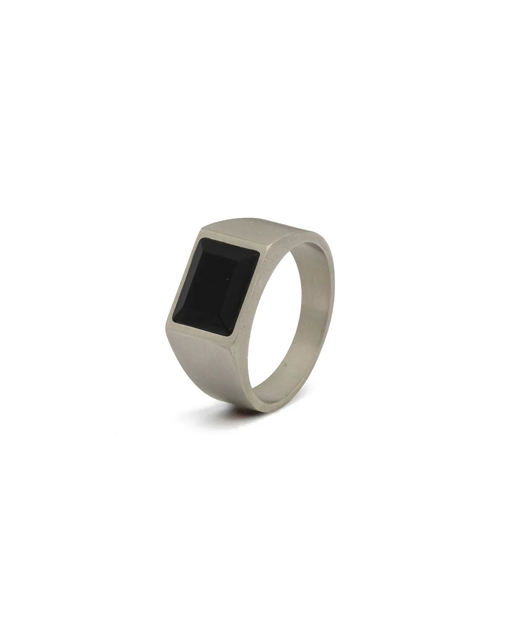 Bague Gemini Credo Silver Black CRE01