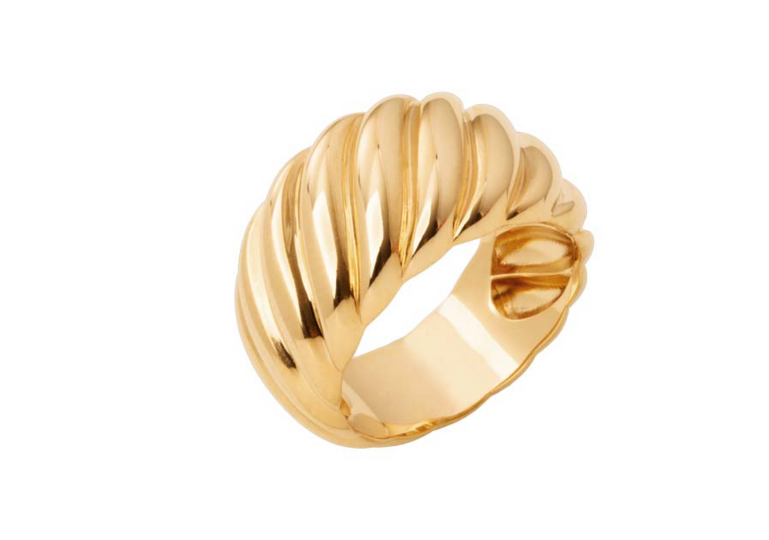 Bague Plaqué or Charlotte