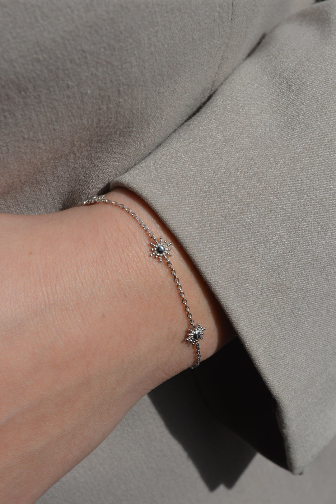 Bracelet Argent 925 motif soleil Paraiso