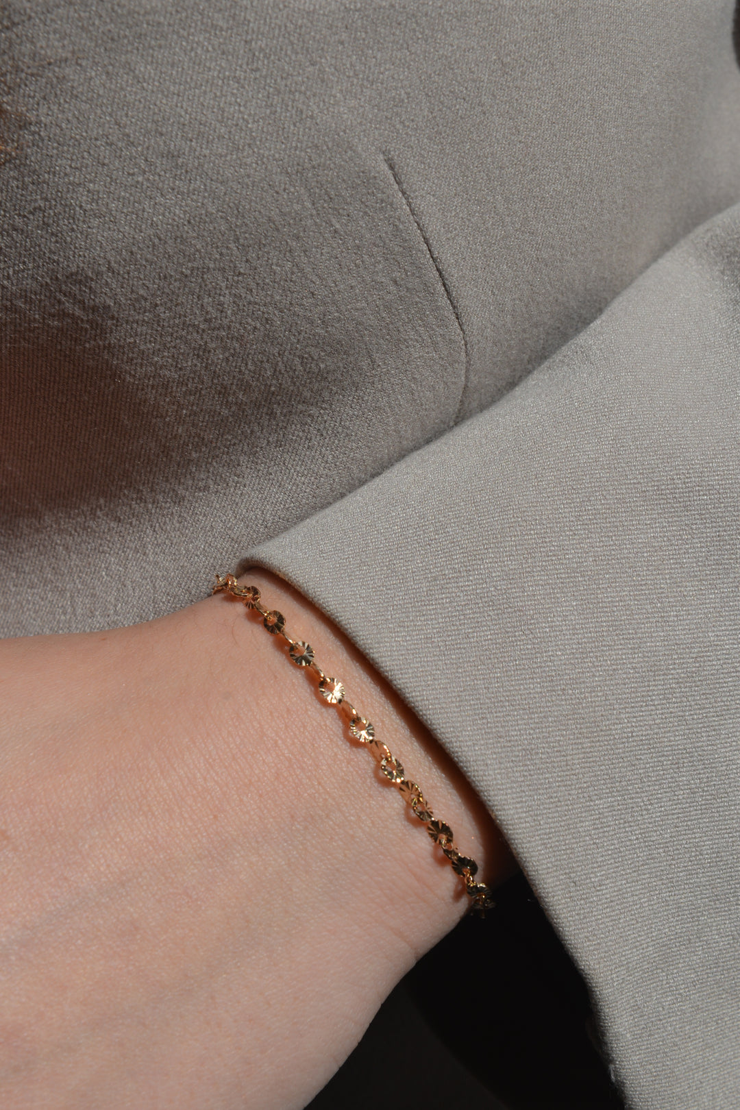 Bracelet Plaqué or Celestine