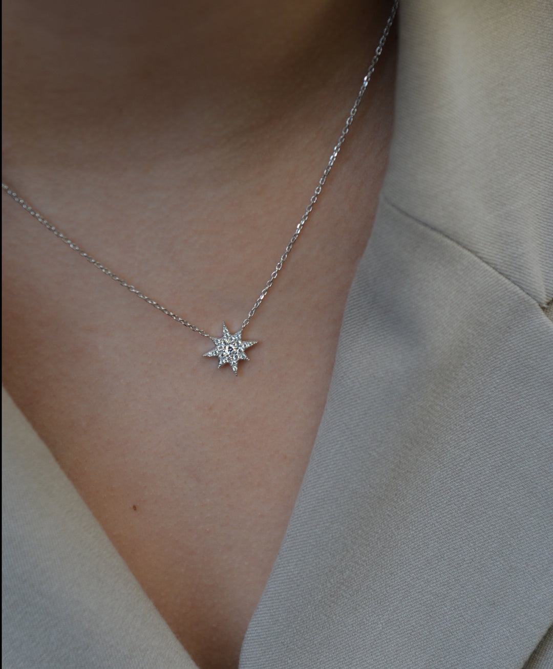 Collier Argent 925 motif étoile & Oz Eclipse