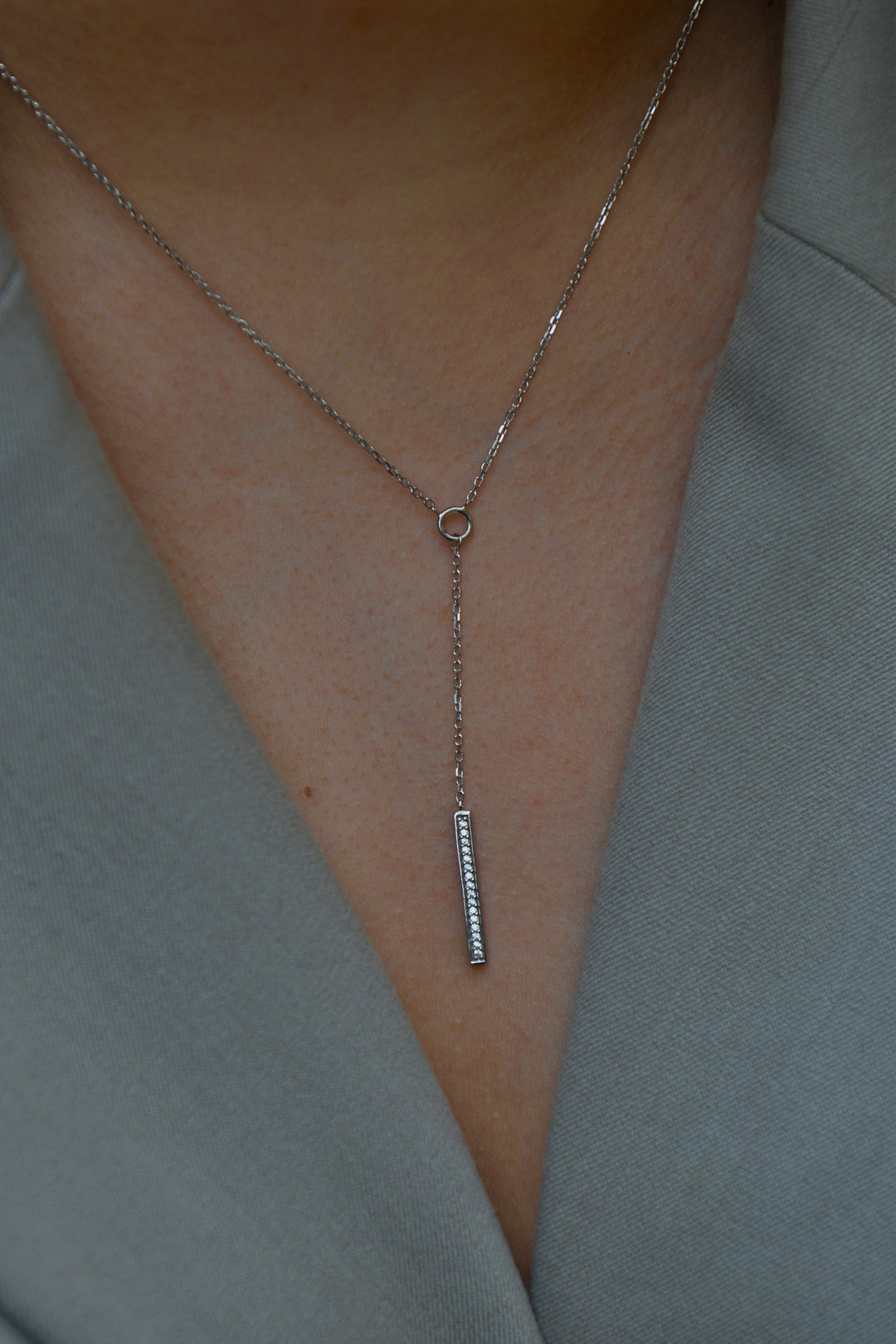 Collier argent 925 cravate & Oz Oscar
