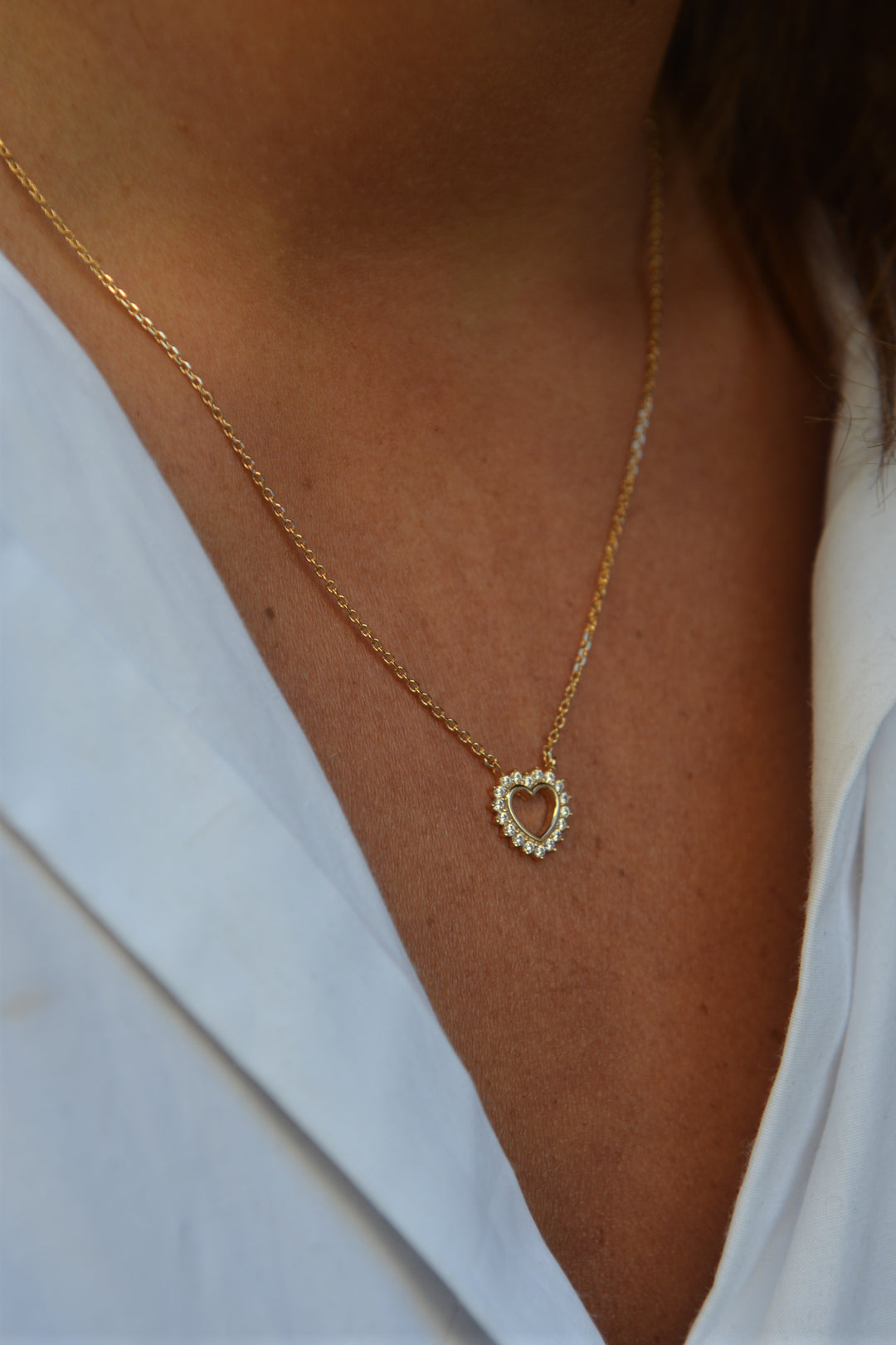 Collier Plaqué or et OZ Cupido