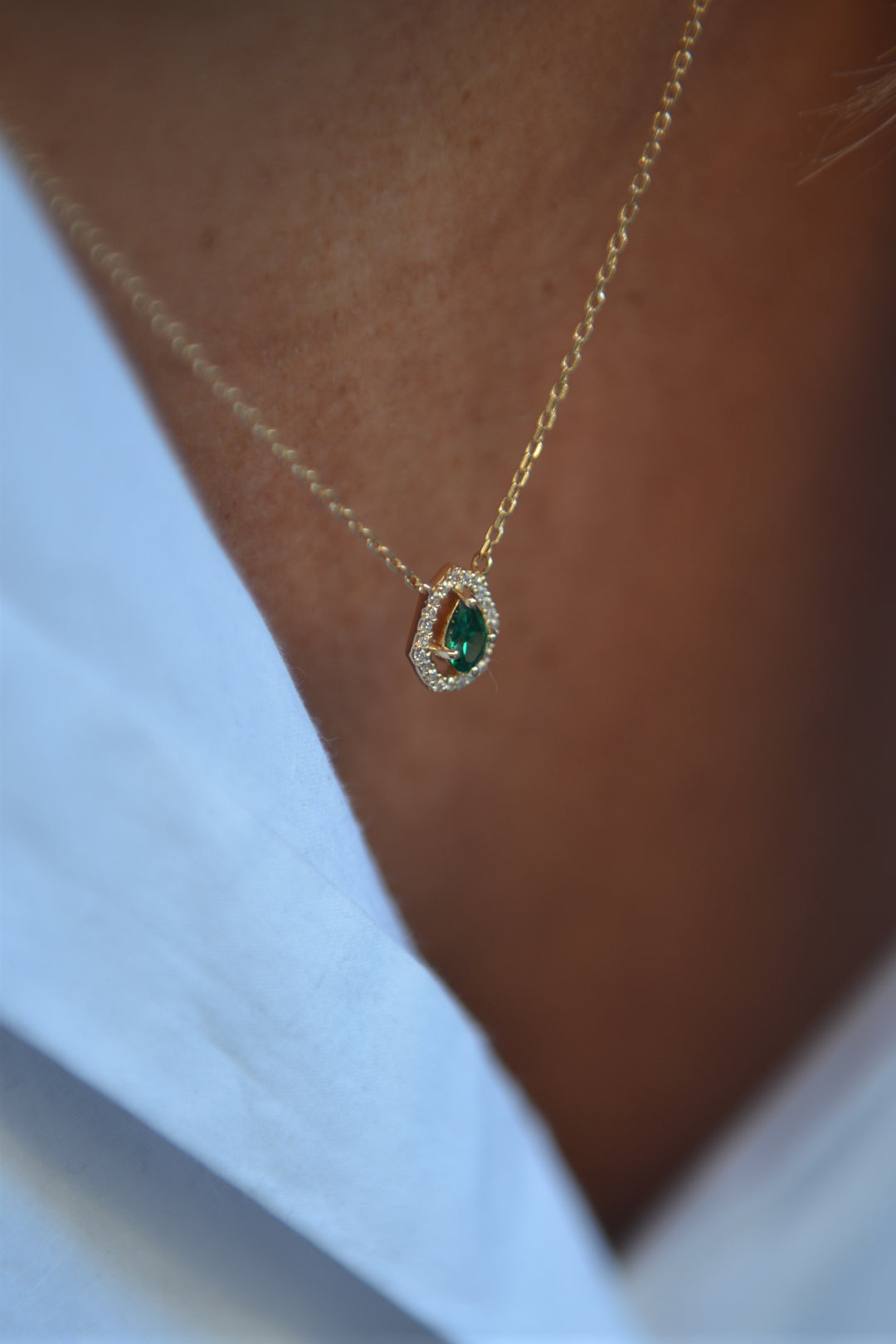 Collier Plaqué or et Oz Angeline