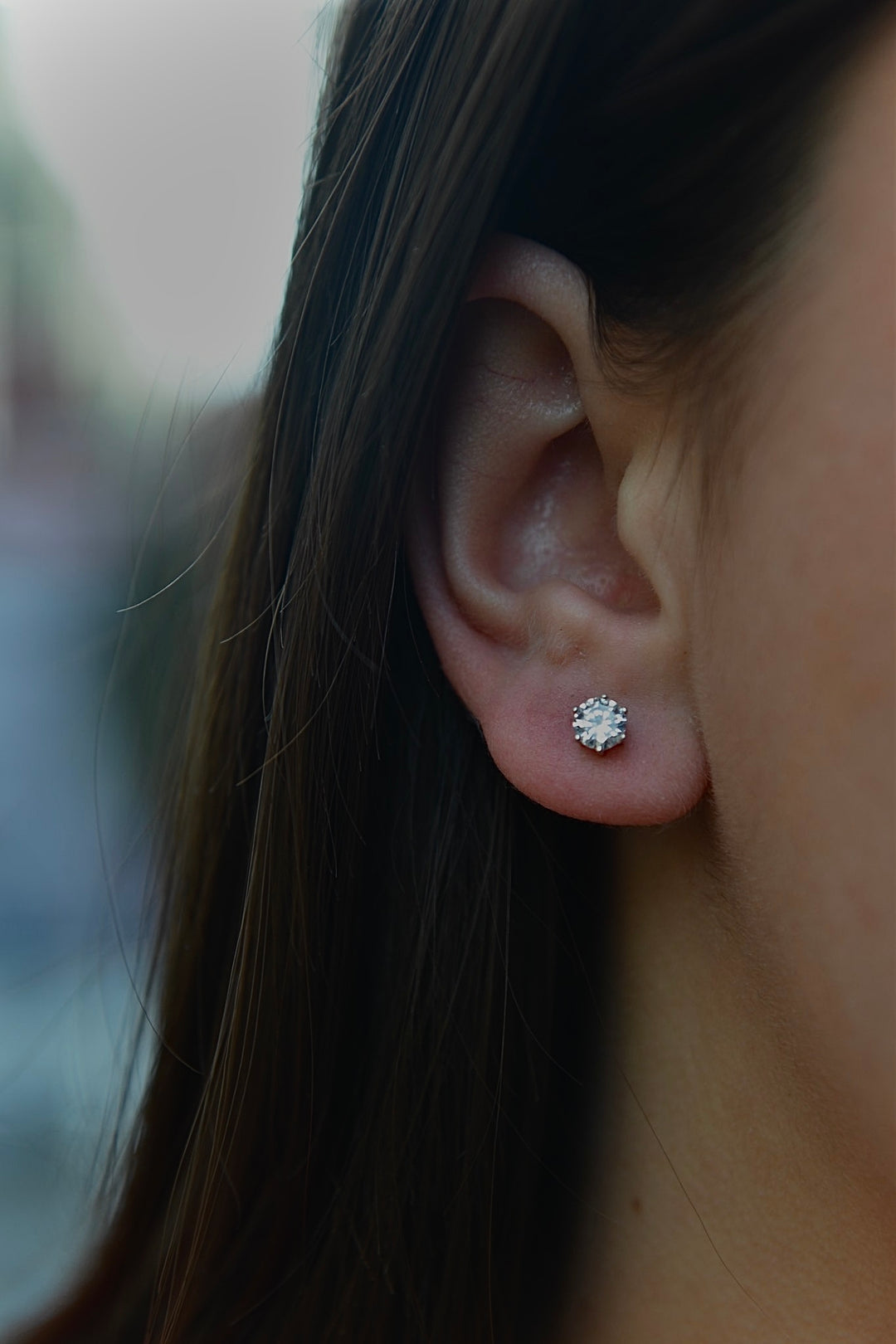 Boucles d'oreilles Argent 925 puces & OZ Kyra