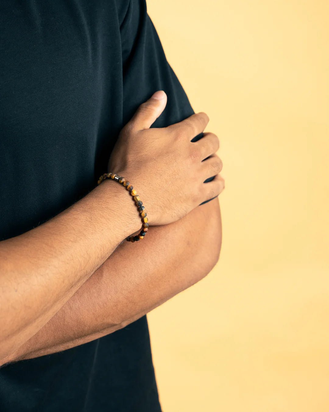 Bracelet Gemini matte Tiger Eye N22ML