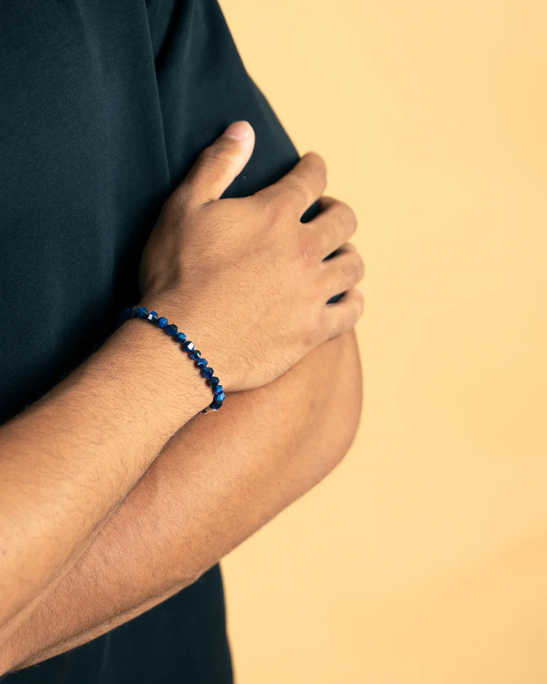 Bracelet Gemini blue Tiger Eye N24ML