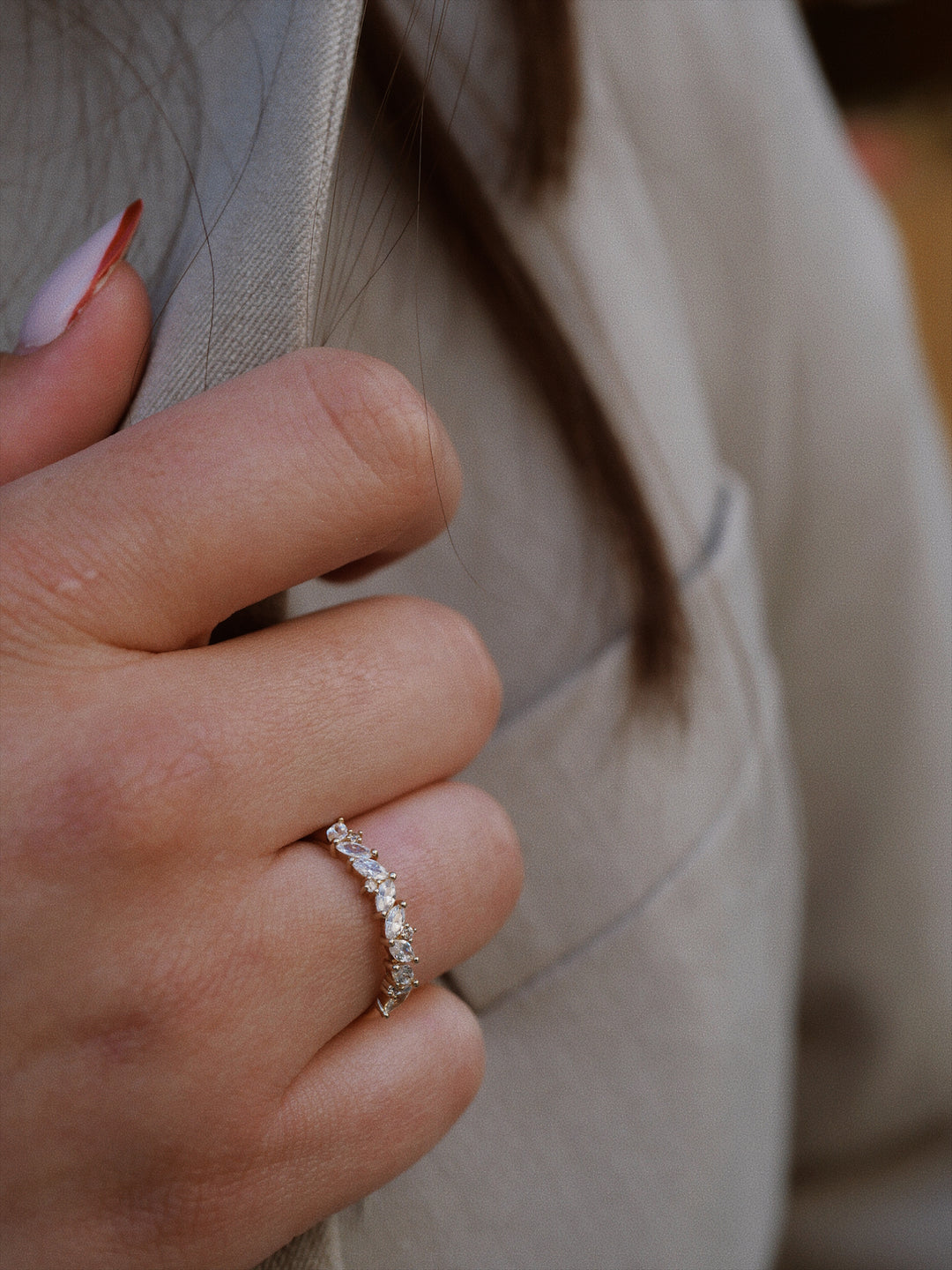 Bague Plaqué Or & Oz Alessia