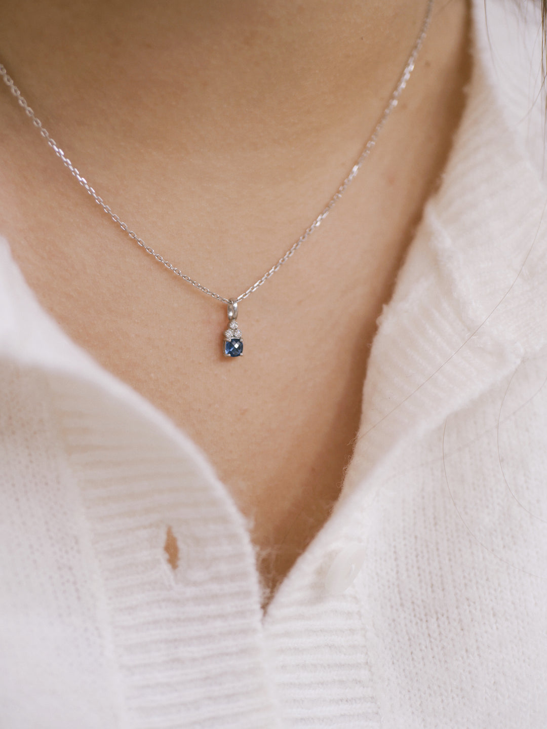 Collier Argent 925 & Oz Bluehaven