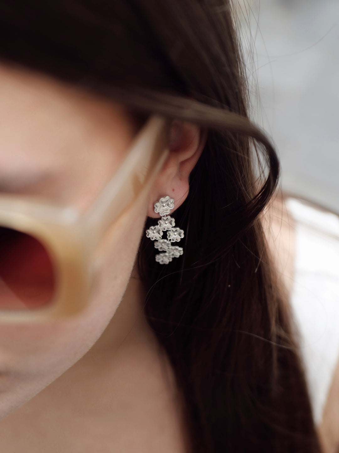 Boucles d'oreilles Argent 925 Cherrybloom