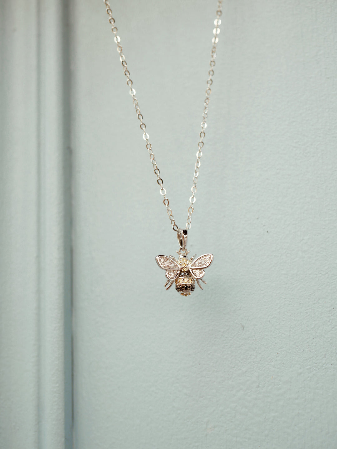 Collier Argent 925 & OZ Abeille Miel