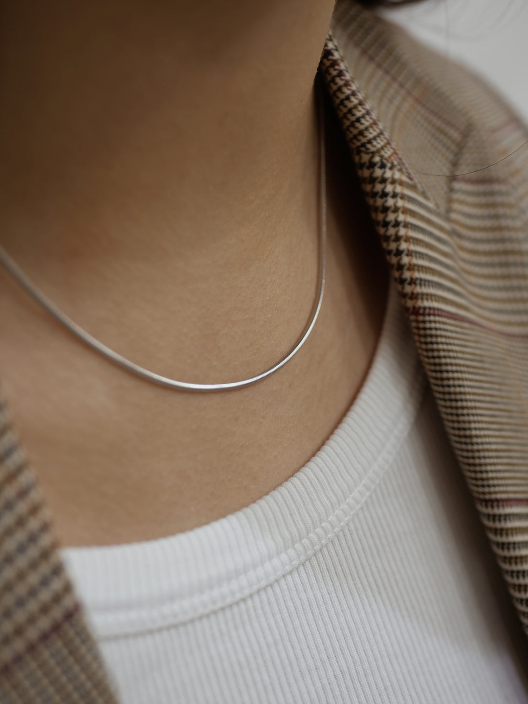 Collier Argent 925 maille corde Cordell
