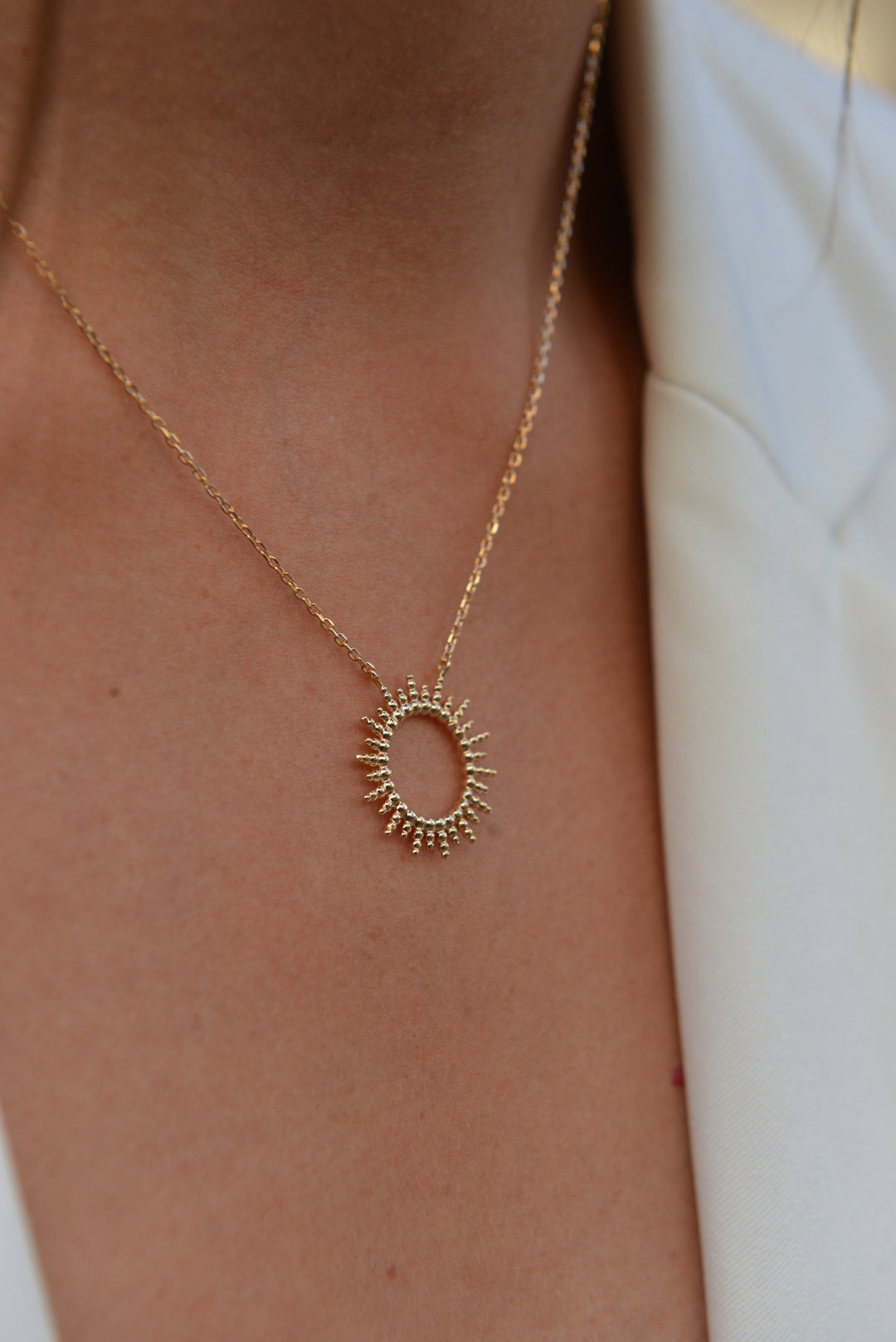 Collier Plaqué Or Hélios