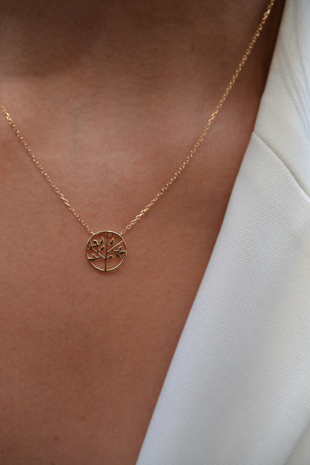 Collier Plaqué Or arbre de vie Viva