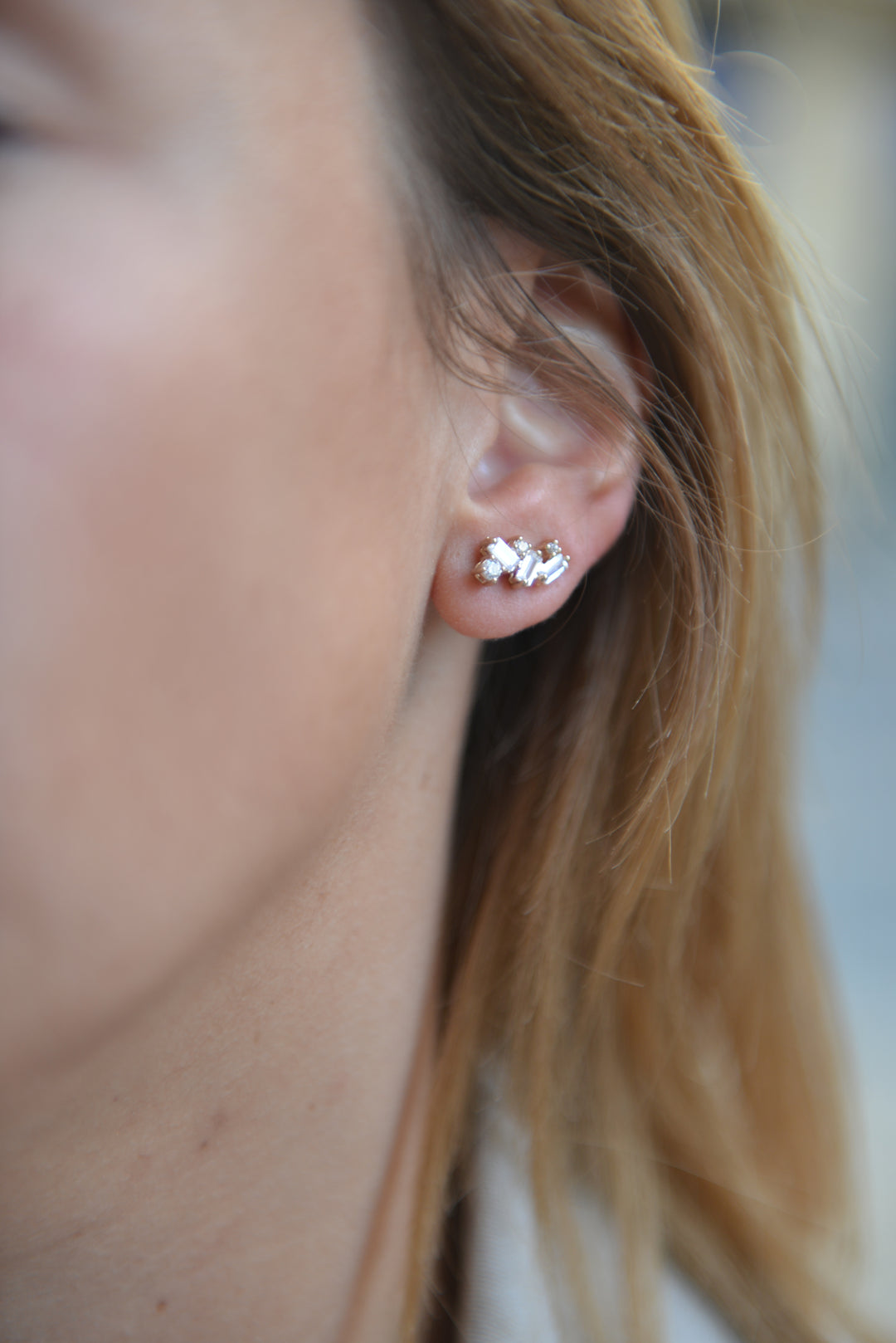 Boucles d'oreilles Plaqué or & Oz Palazzo