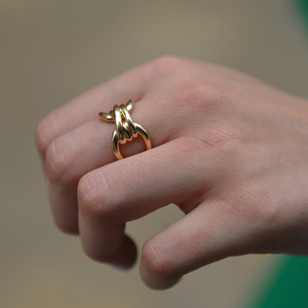 Bague Plaqué Or Billy