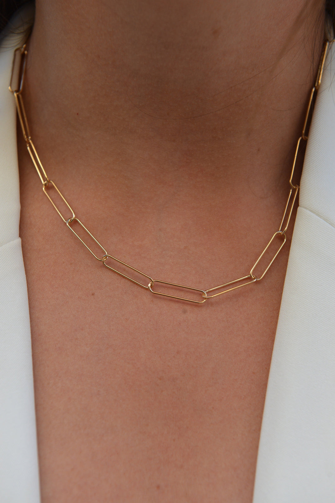 Collier Plaqué Or trombone Zoé