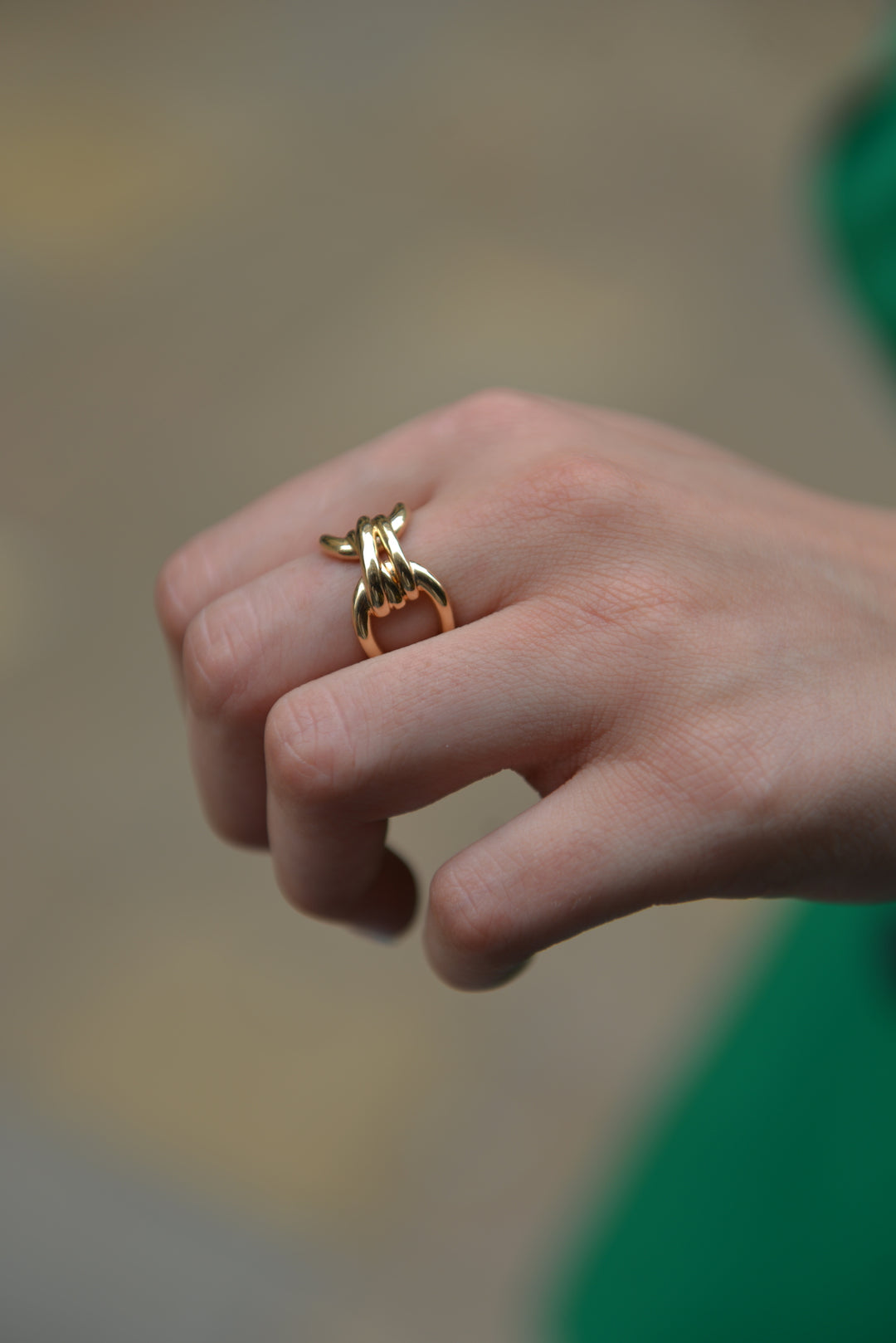 Bague Plaqué Or Billy