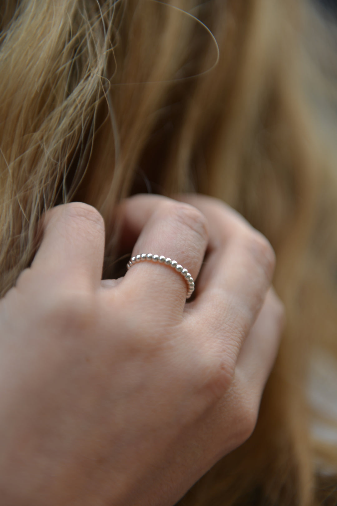 Bague Argent 925 perles Soly