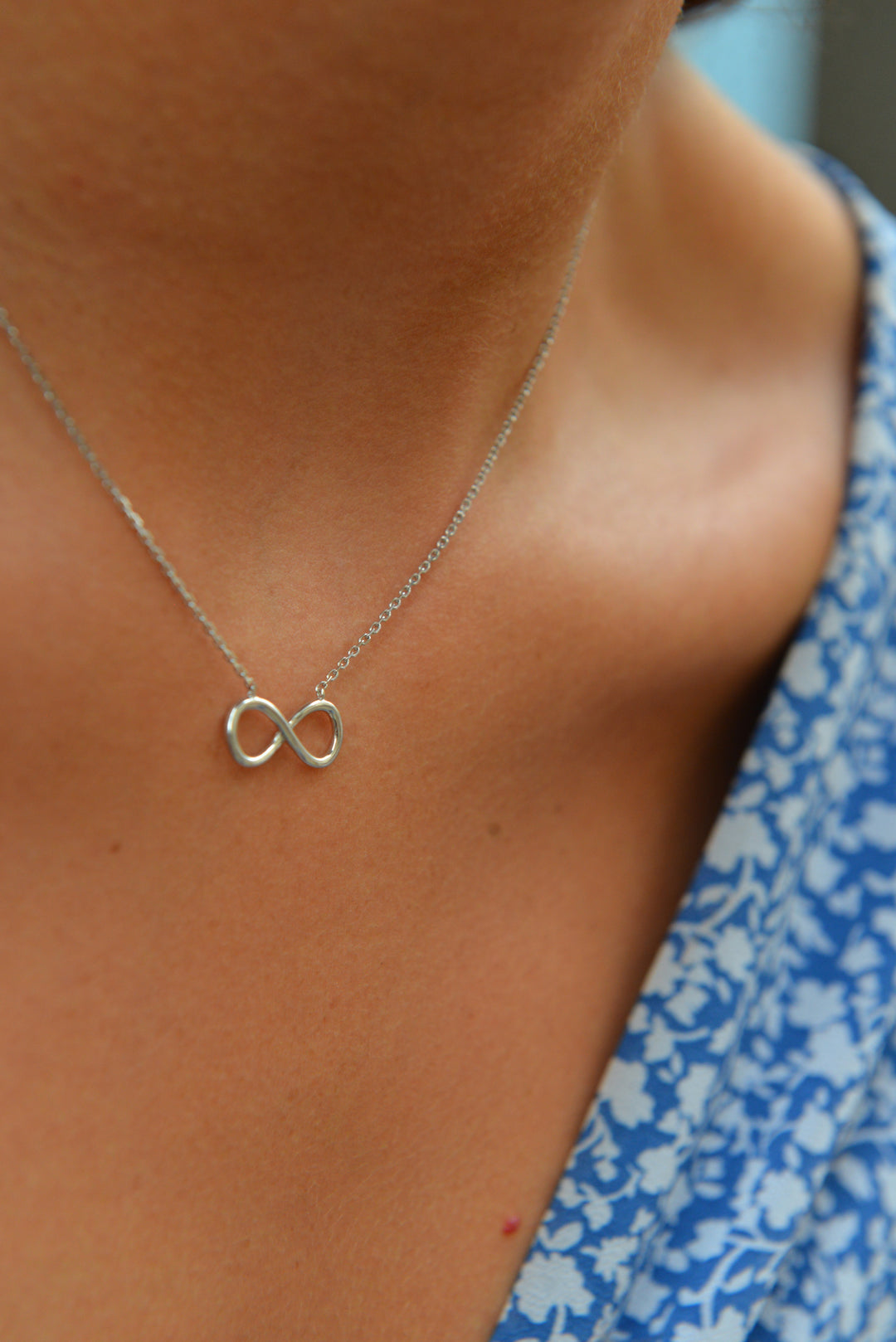 Collier Argent 925 motif infini