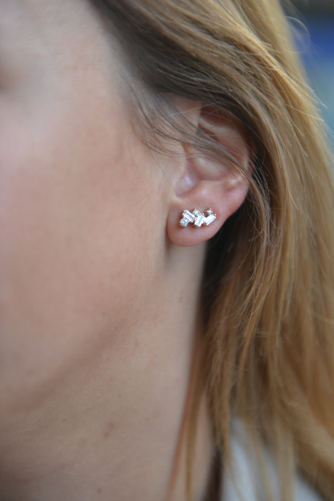 Boucles d'oreilles Plaqué or & Oz Palazzo