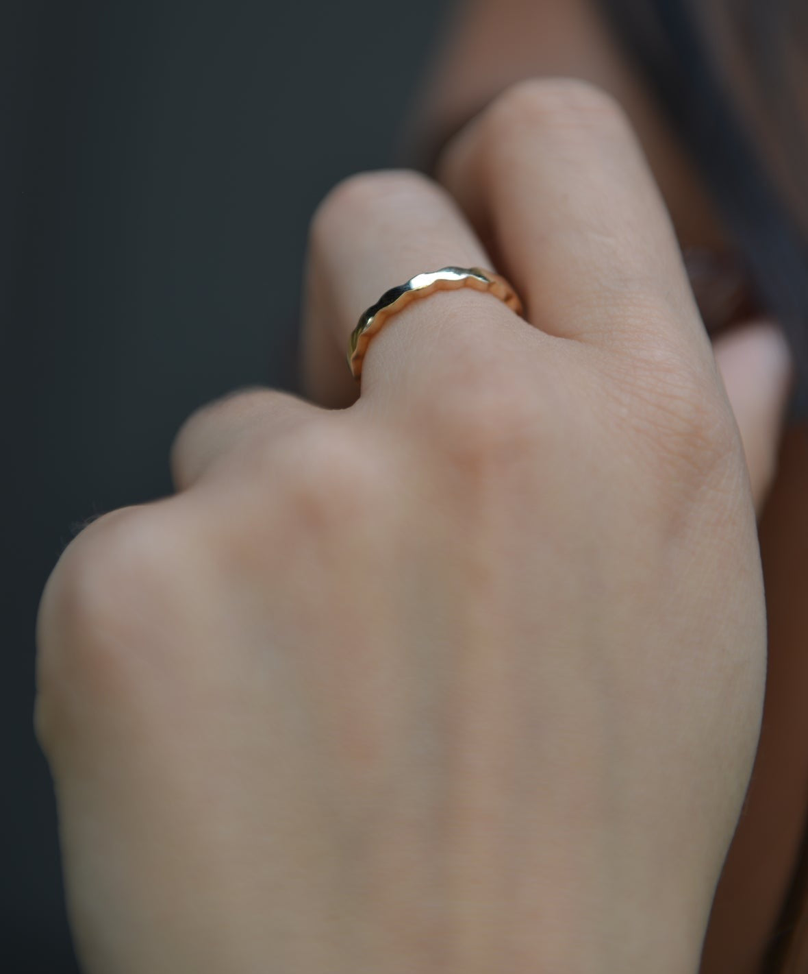 Bague Plaqué Or Asha