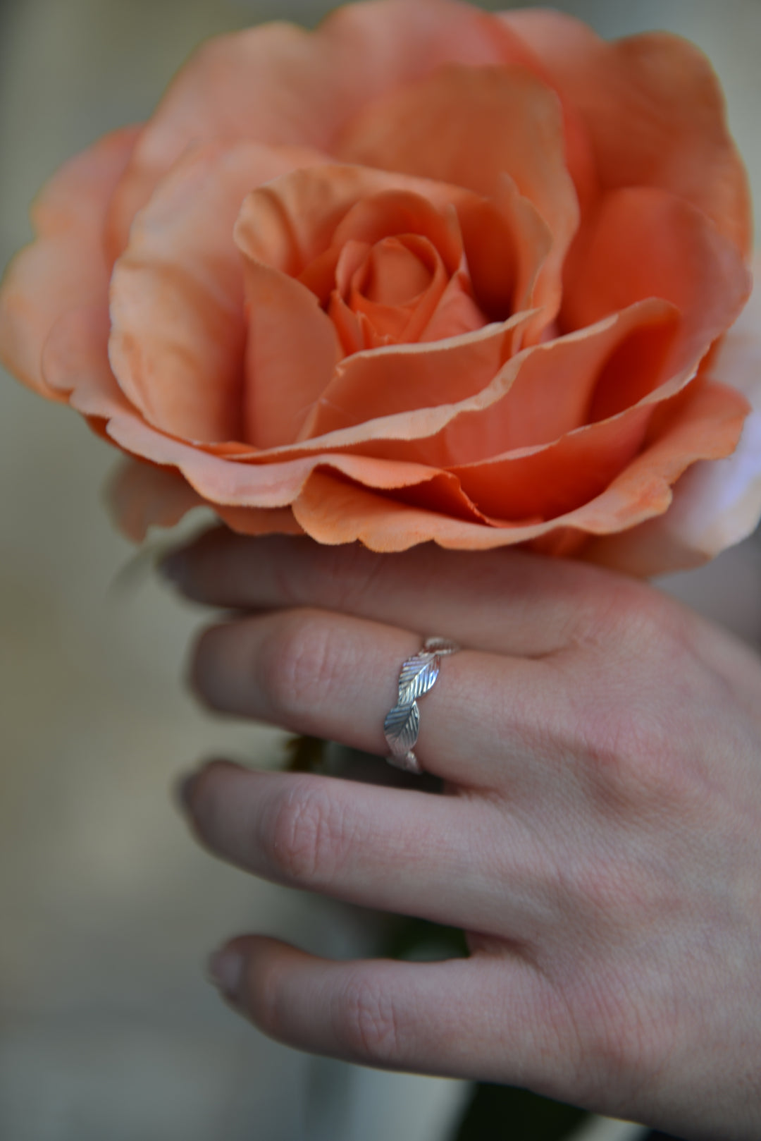 Bague Argent 925 Feuille