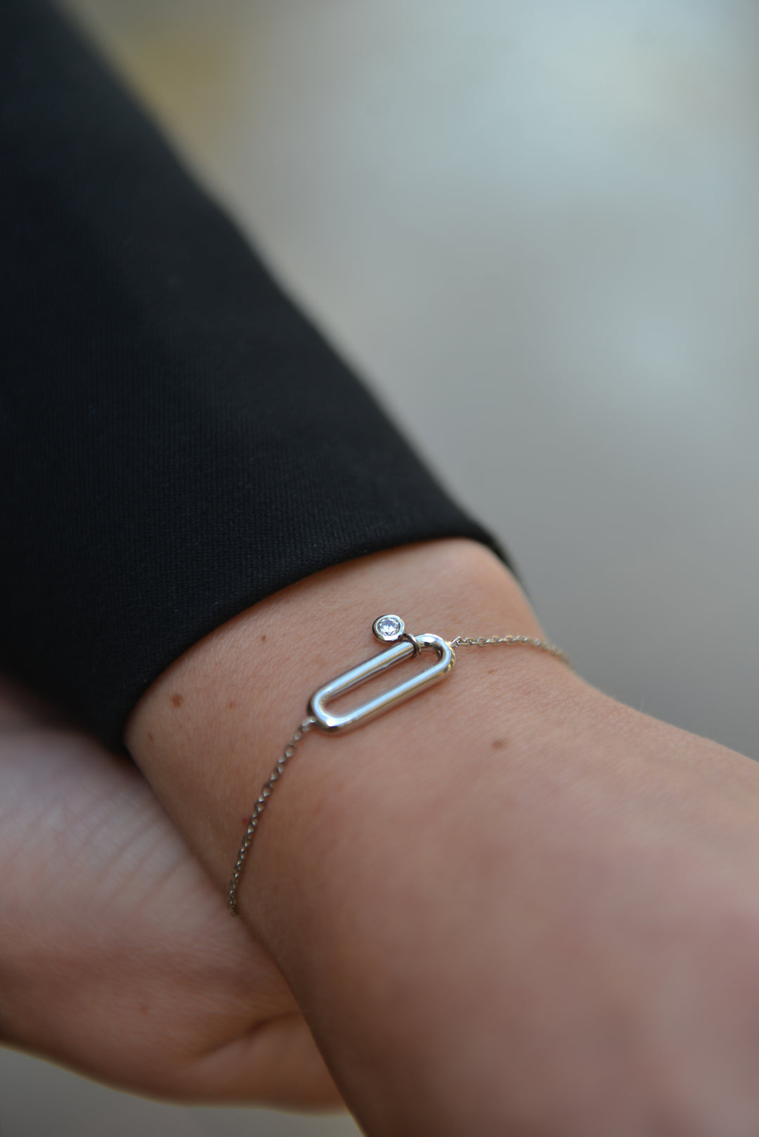 Bracelet Argent 925 avec pendentif OZ Maïly