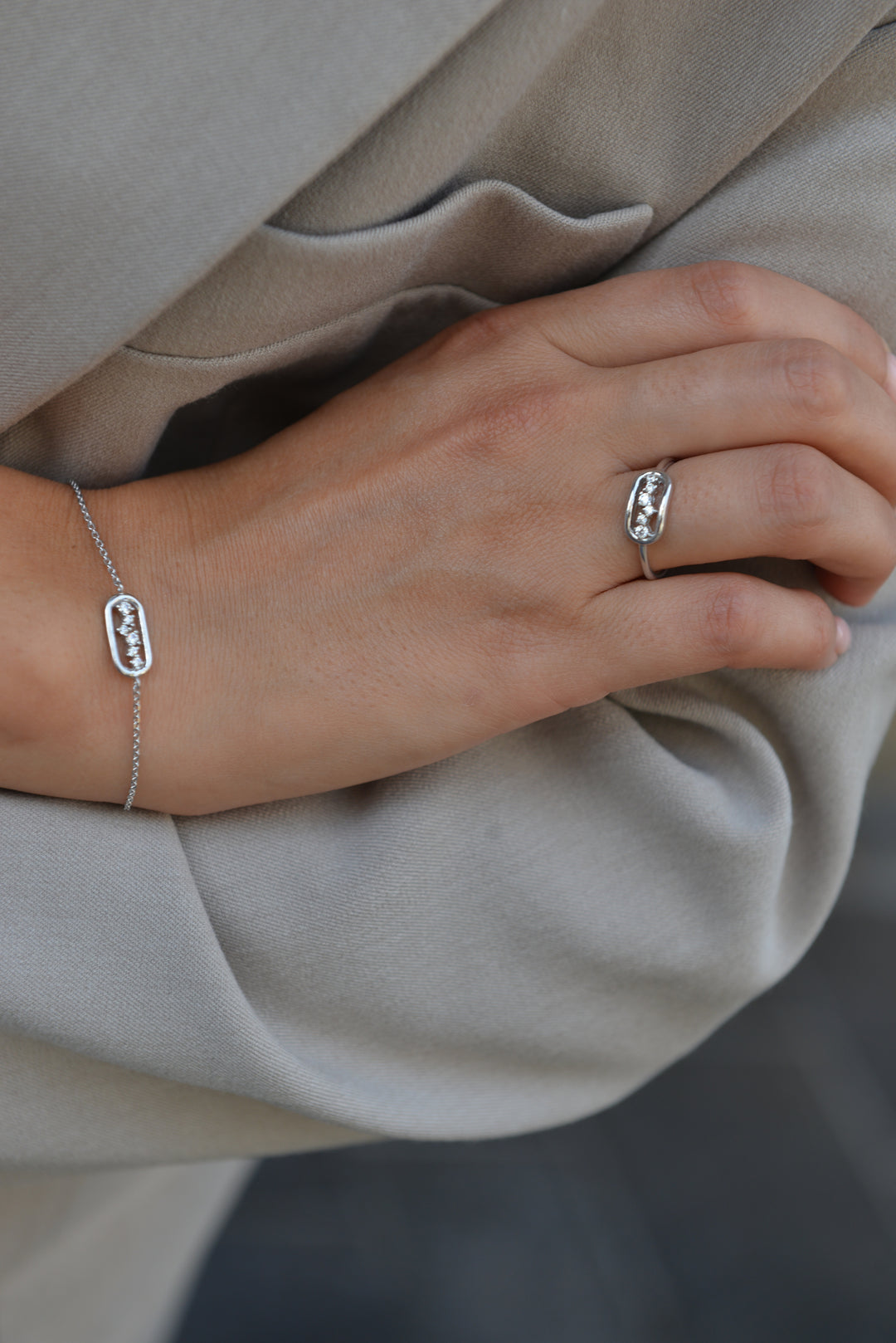 Bracelet argent et Oz Millenia