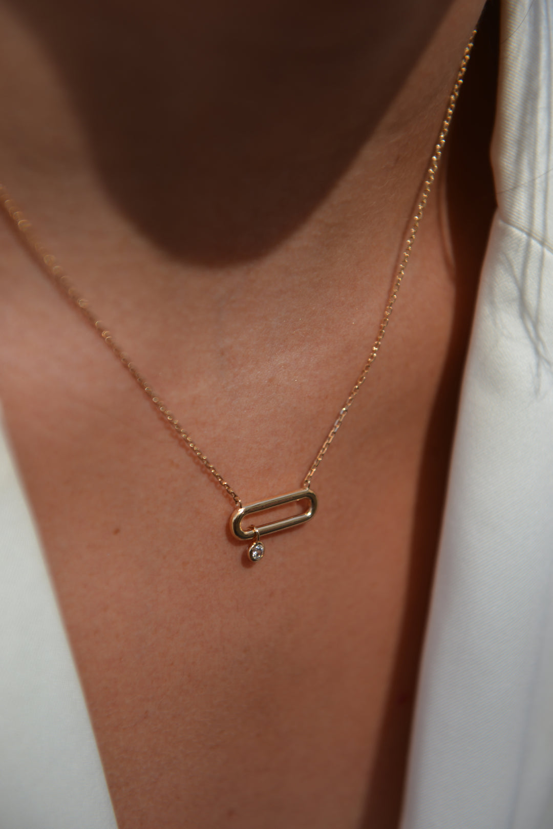 Collier Plaqué Or avec pendentif OZ Maïly