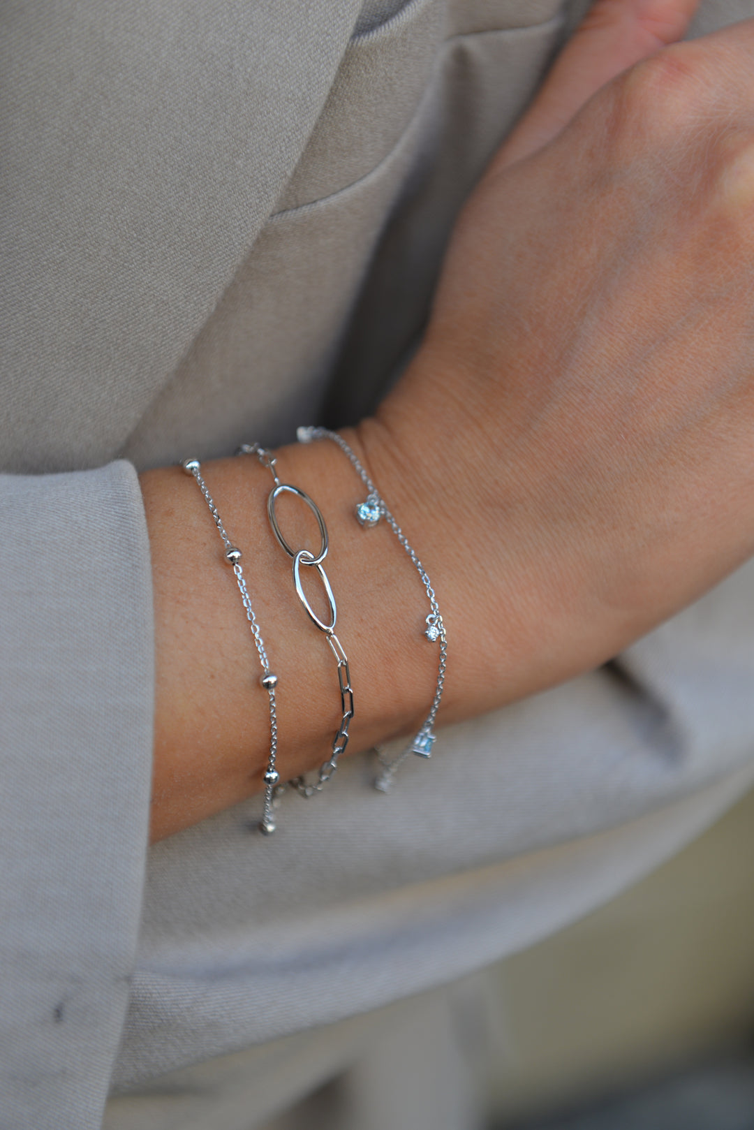 Bracelet Argent 925 Boule Gisèle