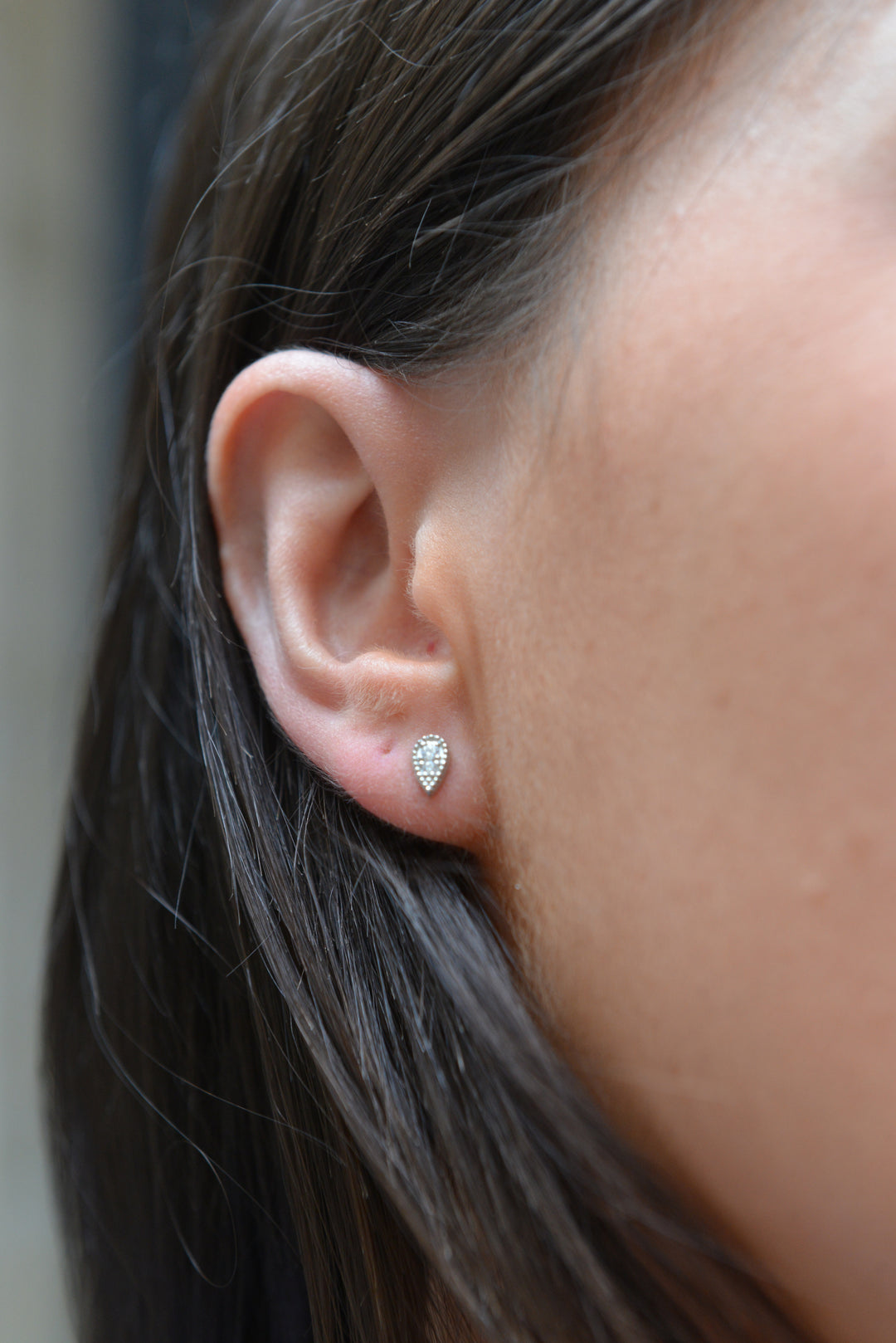 Boucles d'oreilles Argent 925 & OZ forme goutte Forest